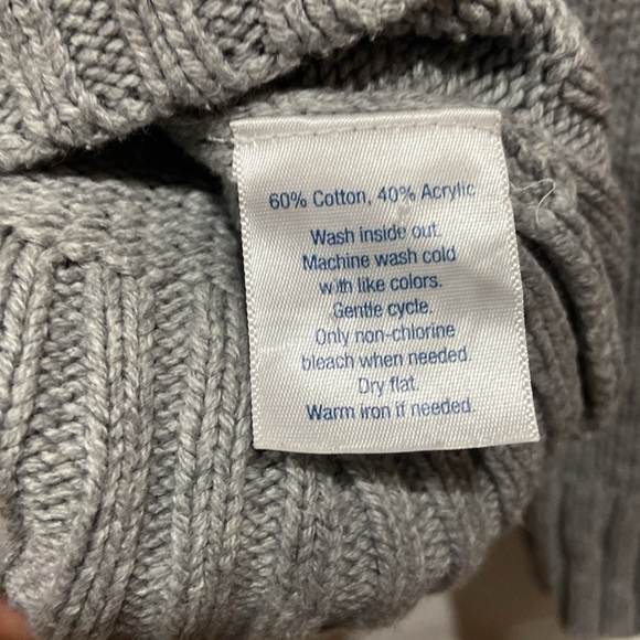 Urban Pipeline Men's Gray Cotton Long Sleeve Pullover Casual Knit Sweater L - Picture 5 of 6